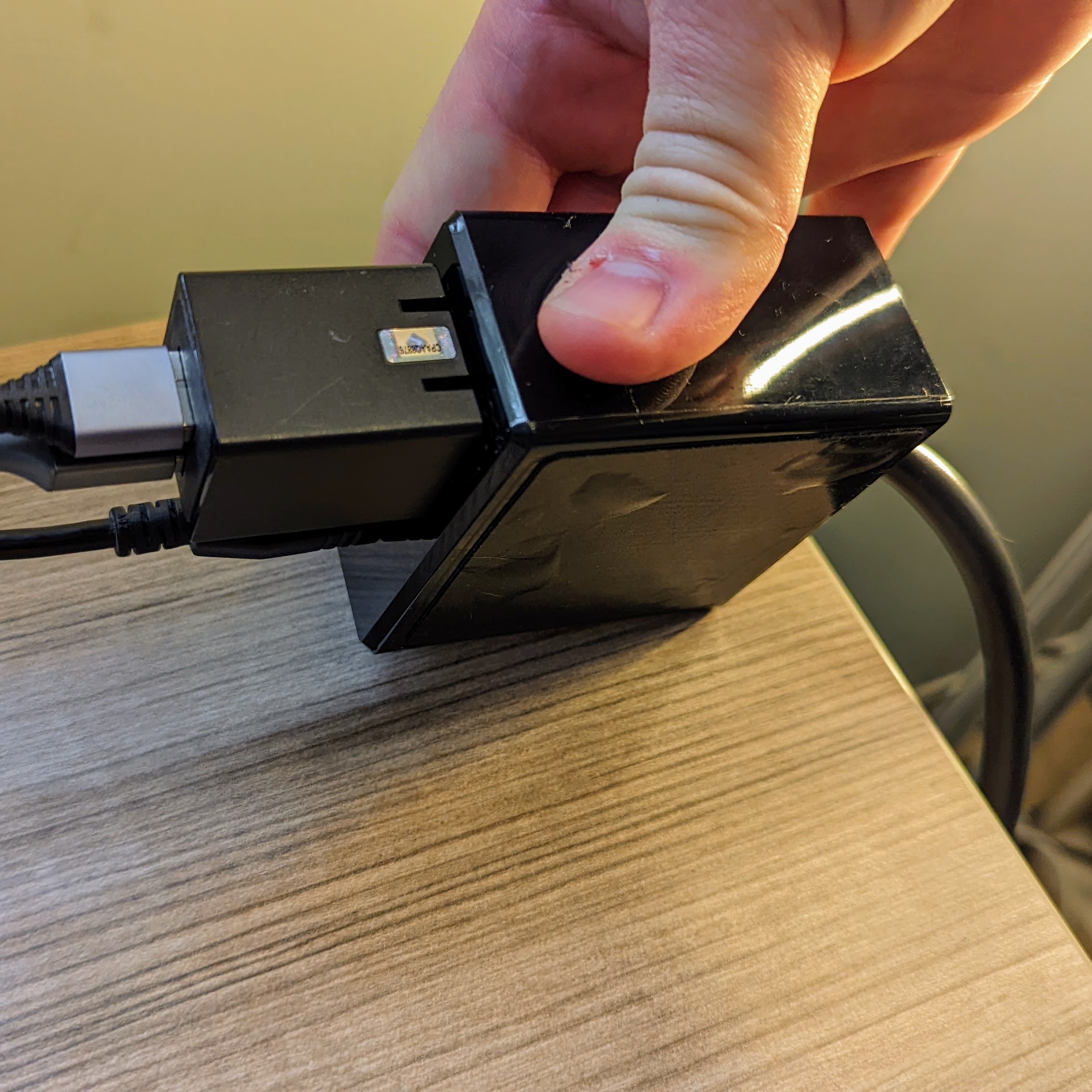 A real photo of 3in1 Surge Protector  by Derek D. (6)